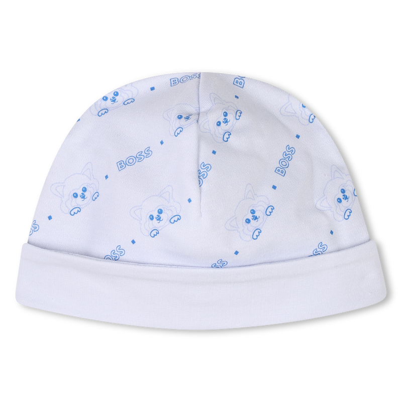 Ensemble pyjama, bonnet et bavoir BOSS 
                    GARCON