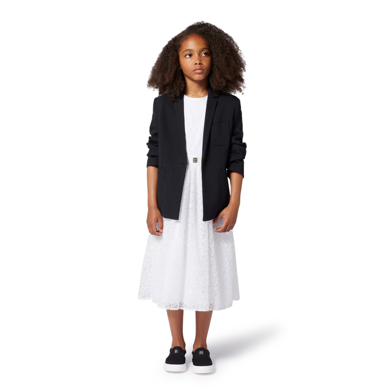 Jupe évasée brodée GIVENCHY 
                    FILLE