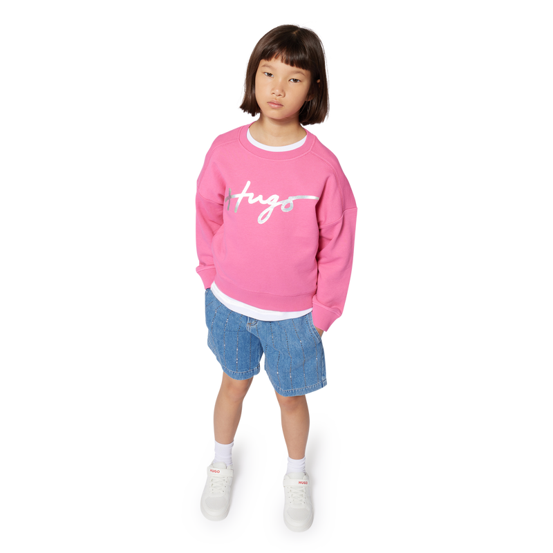 Sweat-shirt en molleton Hugo 
                        FILLE