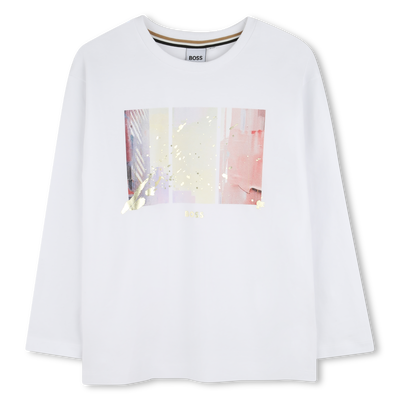 T-shirt à manches longues BOSS FILLE