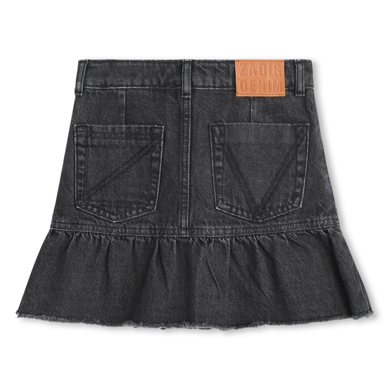 Jupe en jean avec poches ZADIG & VOLTAIRE 
                    FILLE