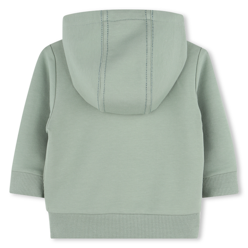 Cardigan en molleton &agrave; capuche TIMBERLAND 
                        GARCON