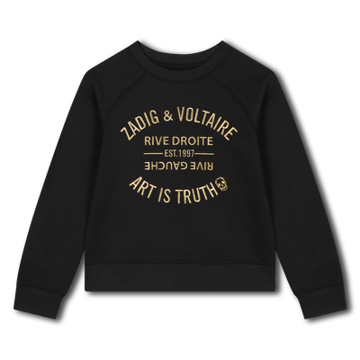 Sweat-shirt en molleton ZADIG & VOLTAIRE FILLE