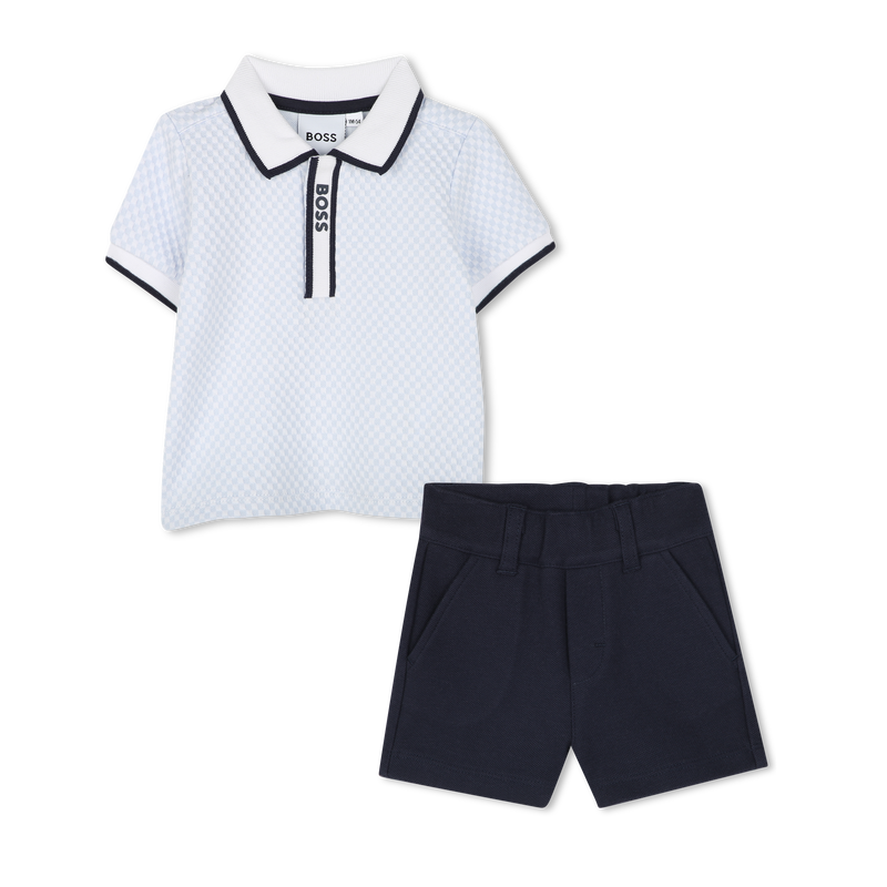 Ensemble short et polo BOSS 
                    GARCON