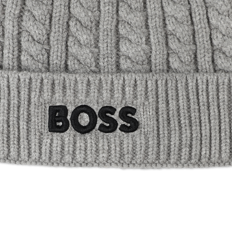 Bonnet tricot torsadé BOSS 
                    GARCON