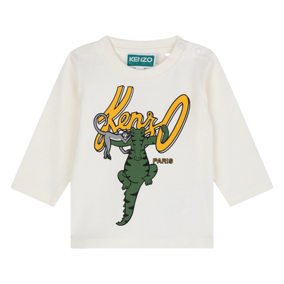 T-shirt &agrave; manches longues KENZO KIDS GARCON