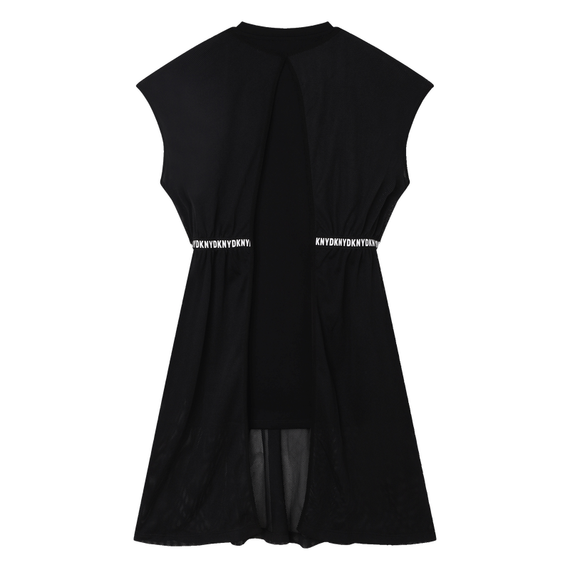 Robe 2-en-1 ouverte au dos DKNY 
                    FILLE