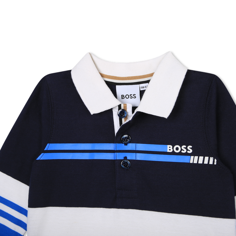 Polo tricolore BOSS 
                    GARCON
