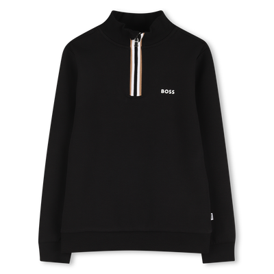 Sweat col montant zippé BOSS GARCON