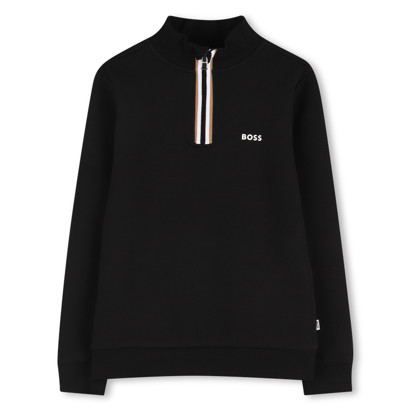 Sweat col montant zippé BOSS 
                    GARCON