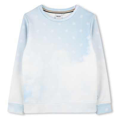 Sweat-shirt imprim&eacute; BOSS GARCON