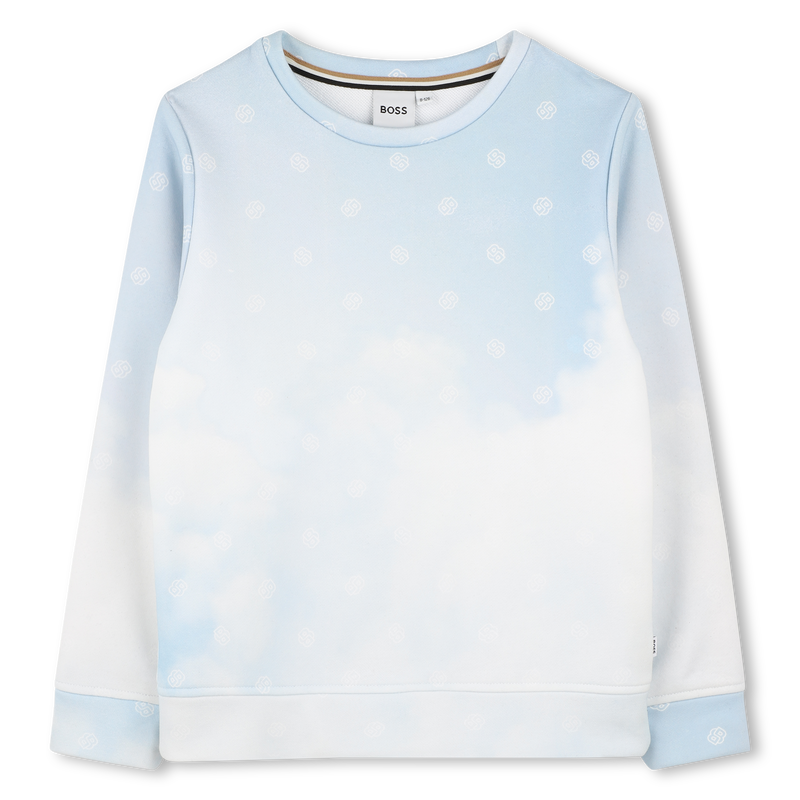 Sweat-shirt imprim&eacute; BOSS 
                        GARCON