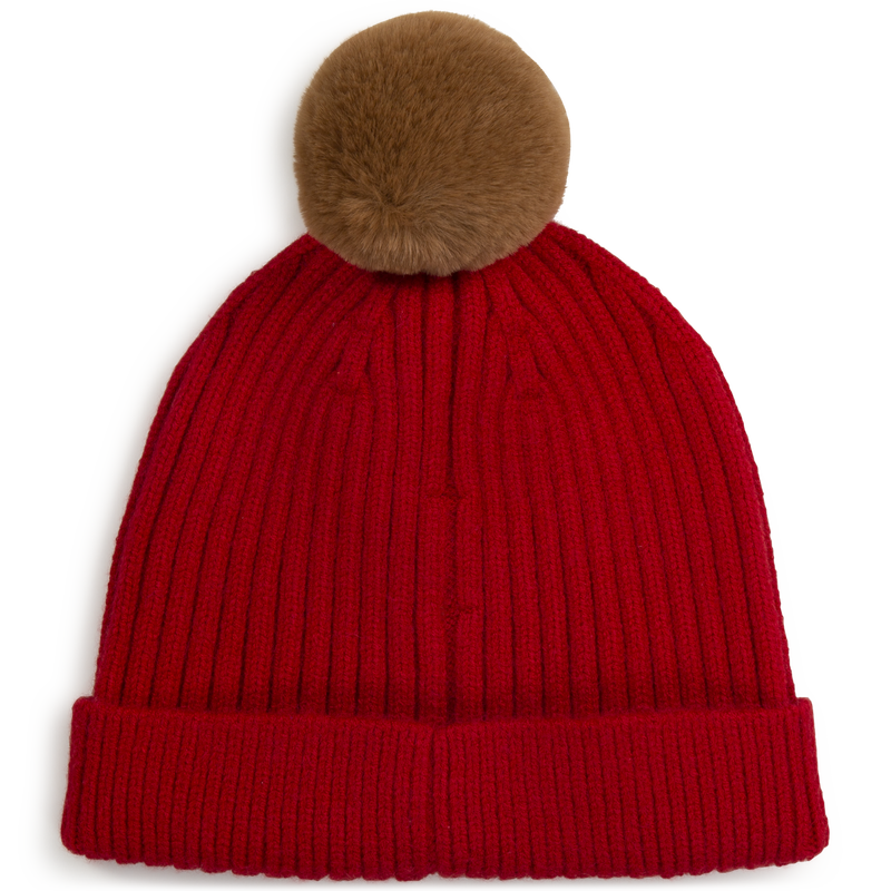 Bonnet avec pompon et broderie TIMBERLAND 
                    GARCON