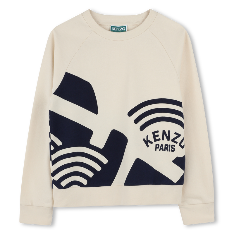 Sweat-shirt molletonn&eacute; coton KENZO KIDS 
                        GARCON