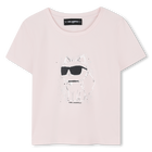 T-shirt &agrave; manches courtes KARL LAGERFELD KIDS 
                    FILLE