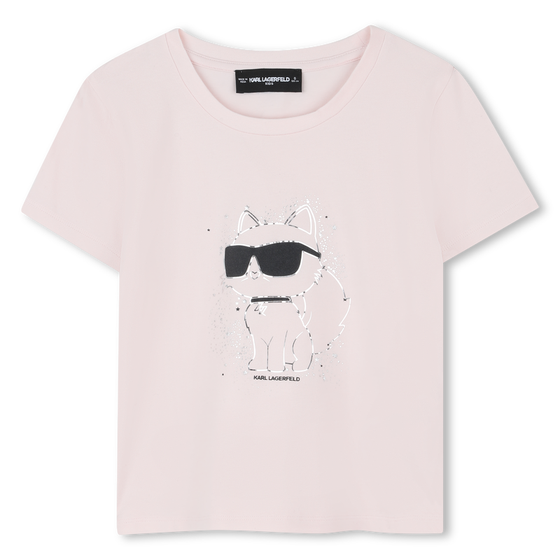 T-shirt &agrave; manches courtes KARL LAGERFELD KIDS 
                        FILLE
