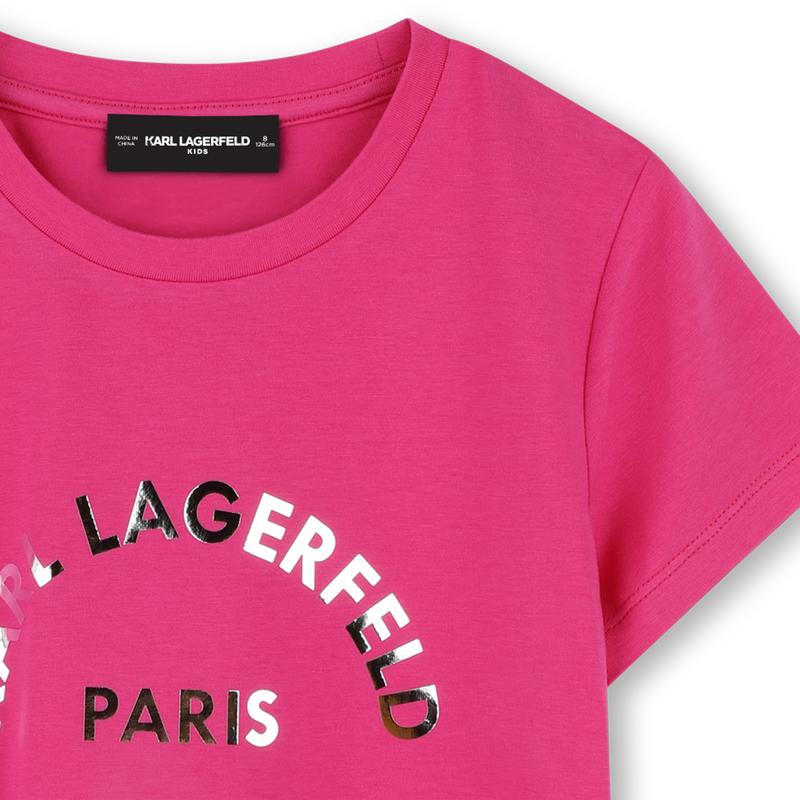 T-shirt &agrave; manches courtes KARL LAGERFELD KIDS 
                        FILLE