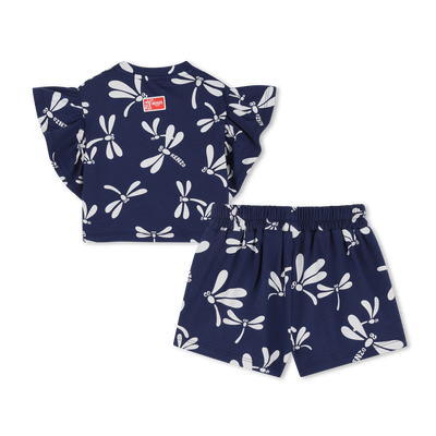 ENSEMBLE T-SHIRT ET SHORT KENZO KIDS FILLE