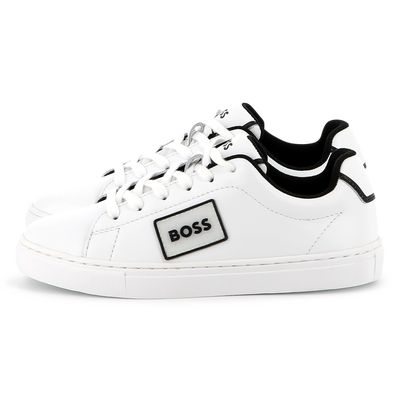 Baskets en cuir de vachette BOSS GARCON