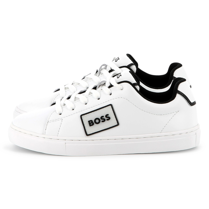 Baskets en cuir de vachette BOSS 
                    GARCON