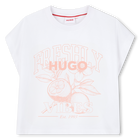 Tee-shirt manches courtes, BLANC, hi-res