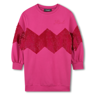 Robe à manches longues KARL LAGERFELD KIDS FILLE