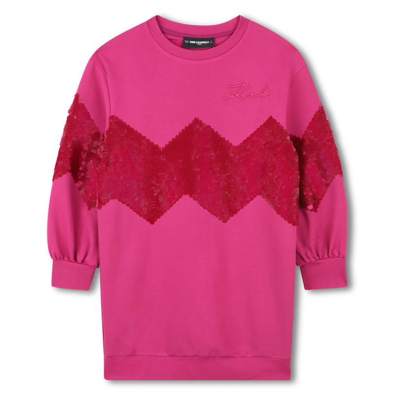 Robe à manches longues KARL LAGERFELD KIDS 
                    FILLE