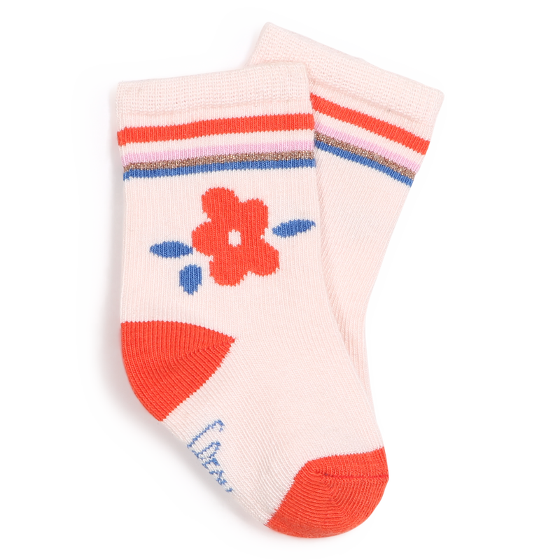 Chaussettes montantes à motifs CARREMENT BEAU 
                    FILLE