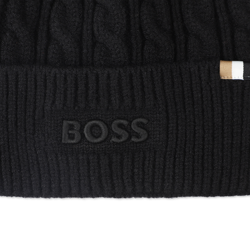 Bonnet tricot torsadé BOSS 
                    GARCON
