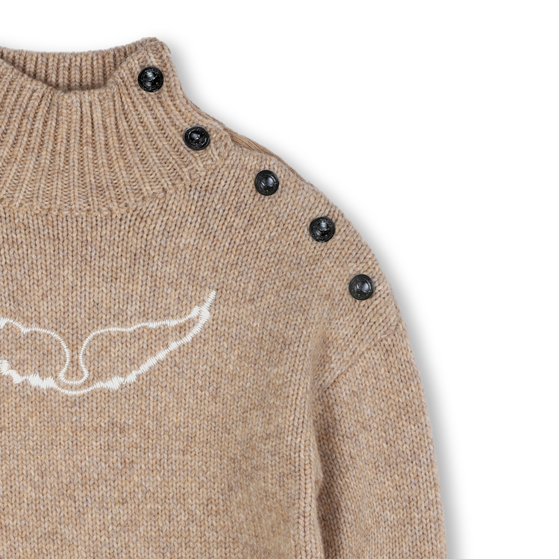 Pull en tricot à col montant ZADIG & VOLTAIRE 
                    FILLE