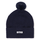Bonnet en tricot, BLEU CARGO, hi-res