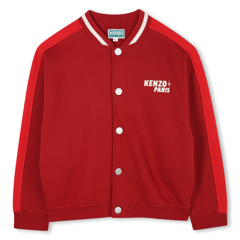Cardigan avec fermeture pressionnée KENZO KIDS 
                    GARCON