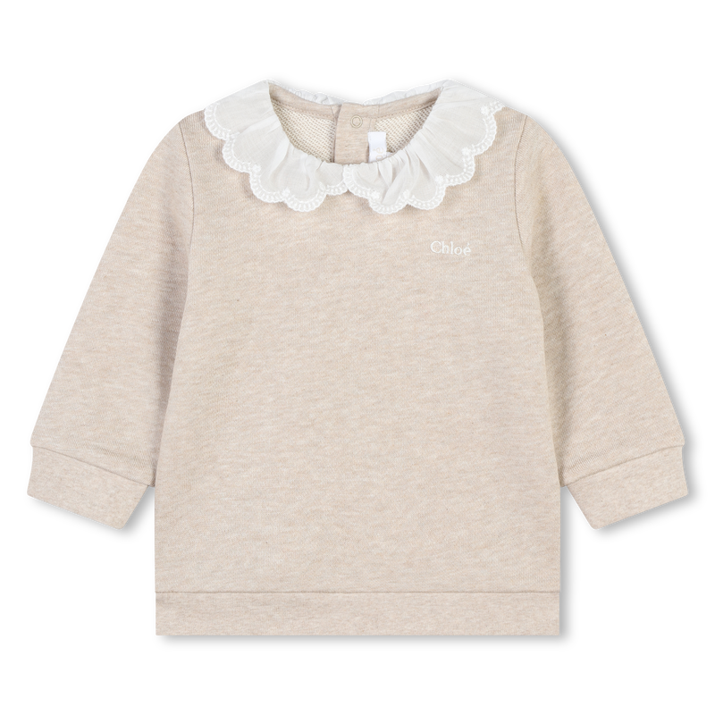 Sweat-shirt avec sigle brodé CHLOE 
                    FILLE