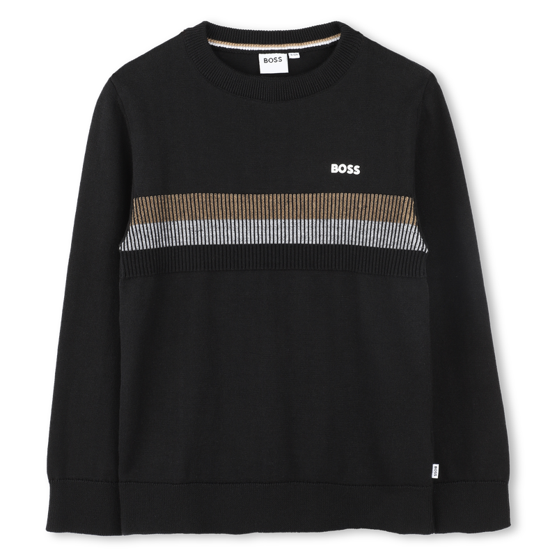 Pull avec rayures BOSS 
                    GARCON