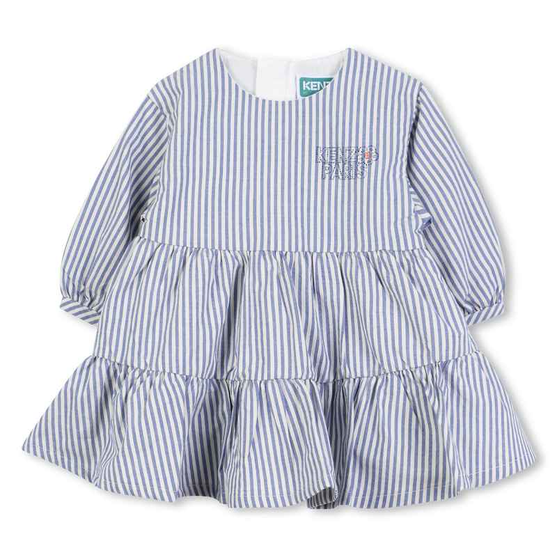 Robe &agrave; manches longues bouffantes KENZO KIDS 
                        FILLE