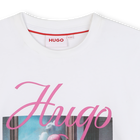 T-shirt &agrave; manches courtes Hugo 
                    FILLE