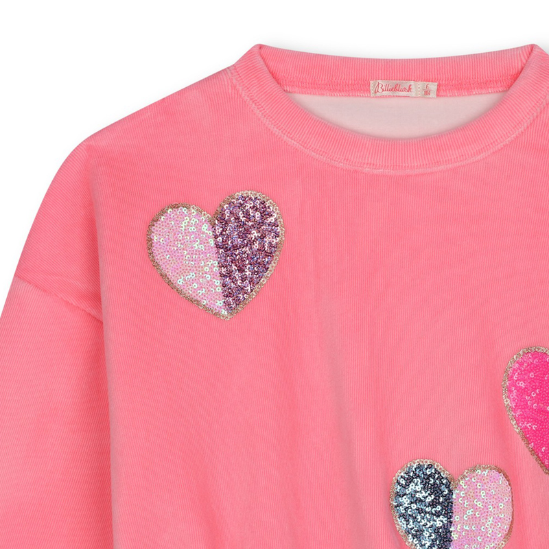 Sweat-shirt en velours BILLIEBLUSH 
                    FILLE