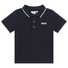 Polo manches courtes, BLEU CARGO, hi-res