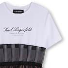 Robe de ceremonie manches courtes KARL LAGERFELD KIDS 
                    FILLE