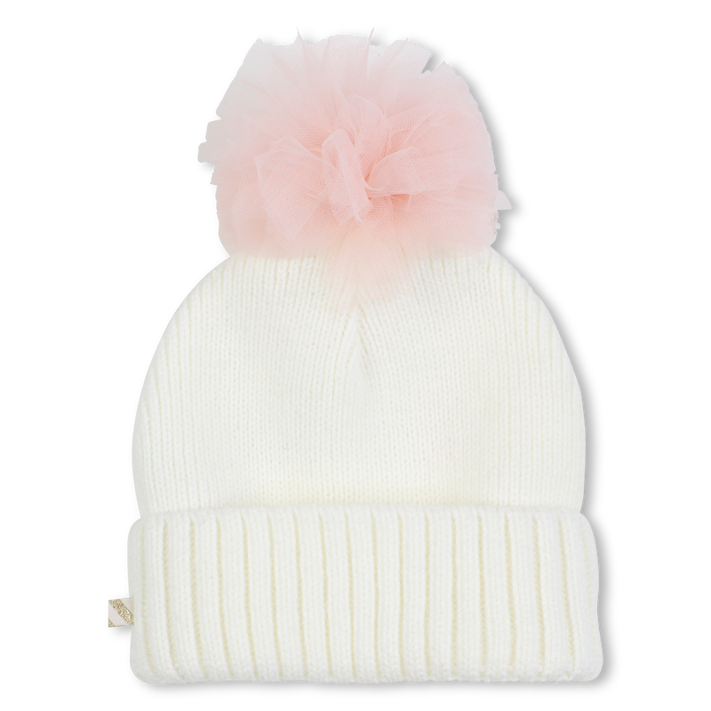 Bonnet tricot à pompon BILLIEBLUSH 
                    FILLE