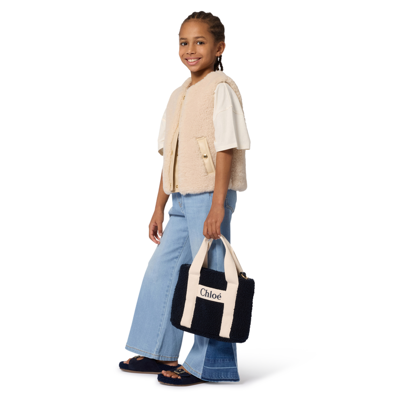 Sac cabas en polaire moutonnée CHLOE 
                        FILLE