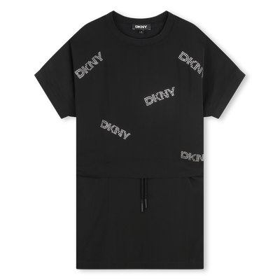 Robe à manches courtes DKNY FILLE