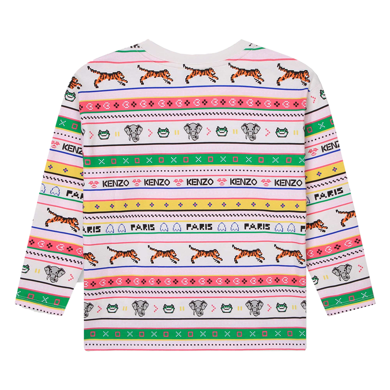 T-shirt à manches longues KENZO KIDS 
                    FILLE
