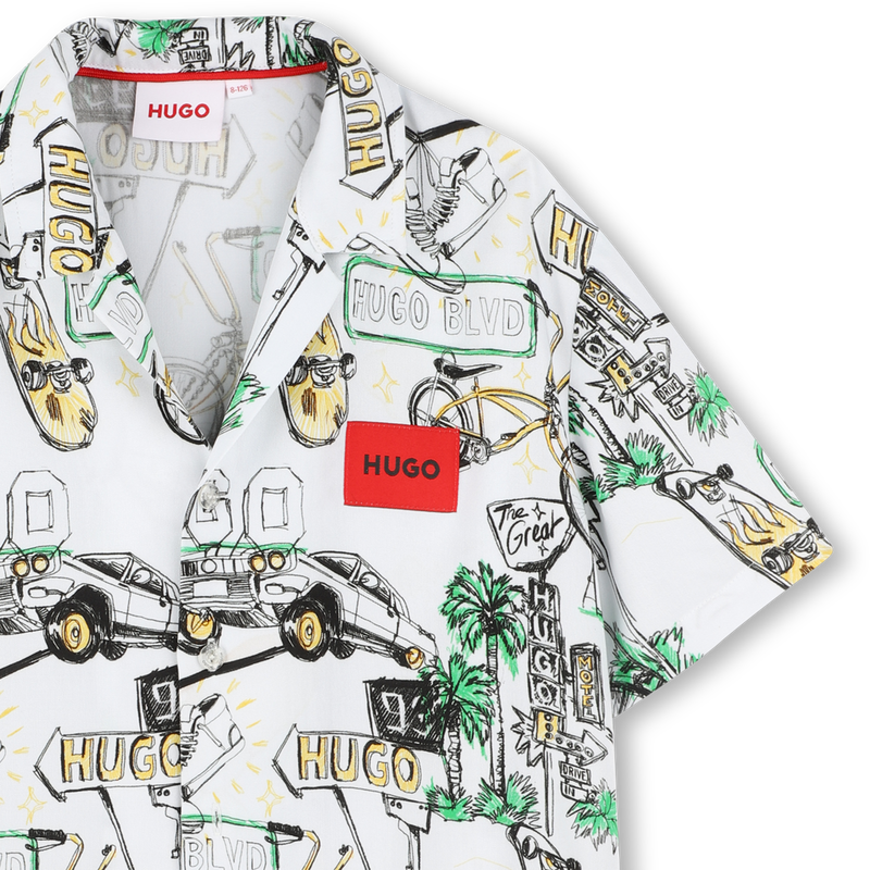 Chemise à manches courtes Hugo 
                    GARCON