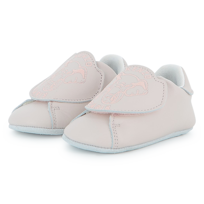 Chaussons bébé en cuir de vache KENZO KIDS UNISEXE