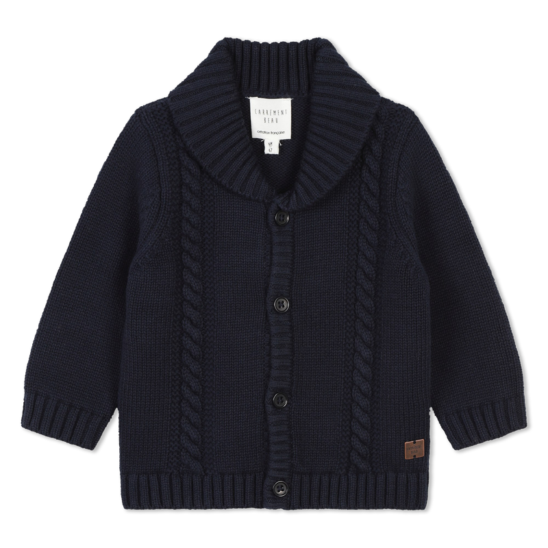 Cardigan en tricot boutonné CARREMENT BEAU 
                    GARCON