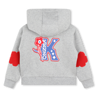 Cardigan de jogging molletonn&eacute; KENZO KIDS 
                    FILLE