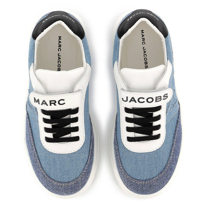 Baskets en cuir à fermeture par bandes auto aggrip THE MARC JACOBS 
                    GARCON