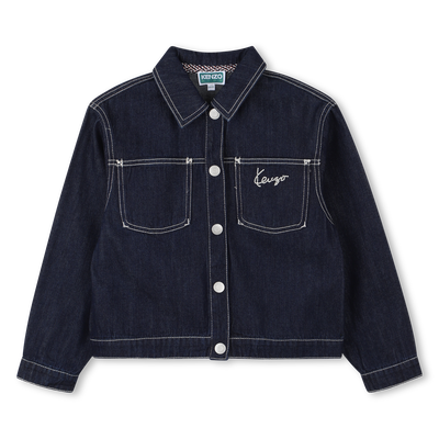 Veste en denim KENZO KIDS FILLE