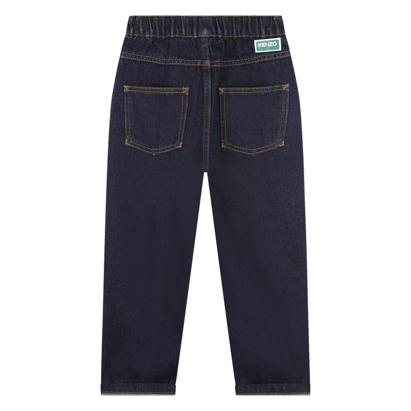 Jean 5 poches en coton KENZO KIDS 
                    UNISEXE